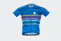 Women's Blue Mini Stripe Jersey