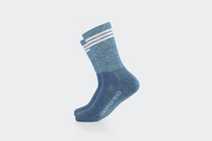 Merino Adventure Socks (Lake Michigan Blue)