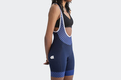 Women's Navy Polka Dot Pro Bibs