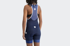Women's Navy Polka Dot Pro Bibs