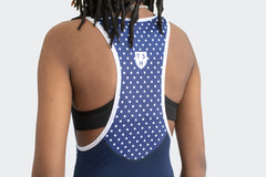 Women's Navy Polka Dot Pro Bibs