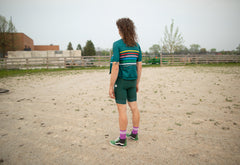 Men's Green Mini Stripe Jersey