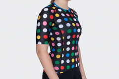 Women's Black Polka Dot Jersey (Medium Only)