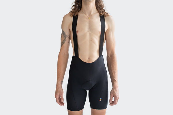 Men's 2021 Black Label Pro Bibs (Shorter Inseam)