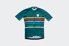 Men's Green Mini Stripe Jersey
