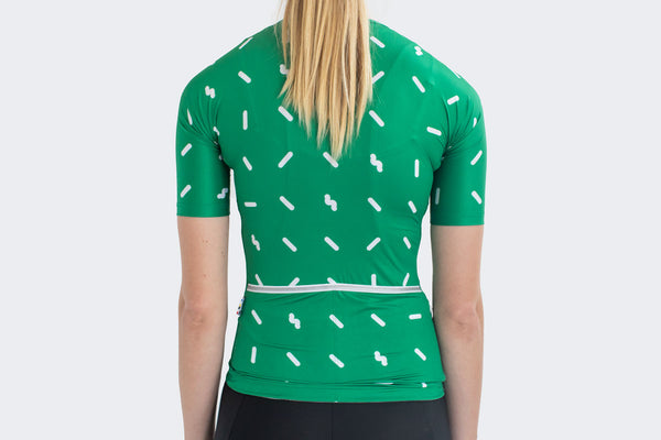 Women's Green Sprinkle Jersey