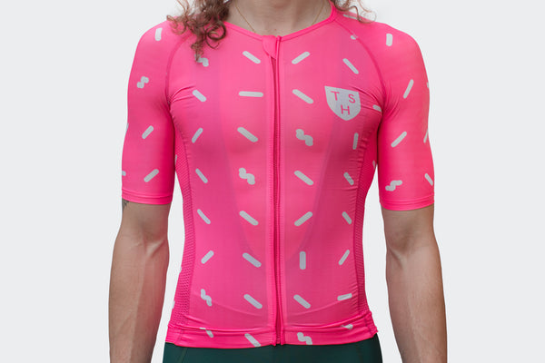 Men's Neon Pink Sprinkles Jersey