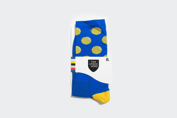 Blue + Yellow Bubble Socks