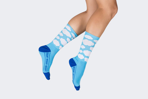 Baby Blue Cloud Socks