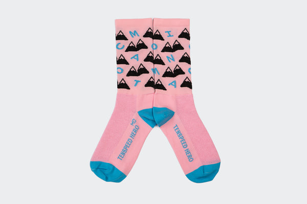 Amelia Strong // TSH Pink Mountain Socks