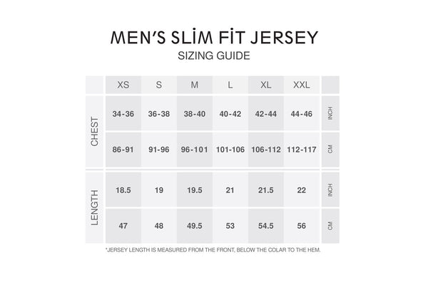 Men's Black Slim Fit Jersey